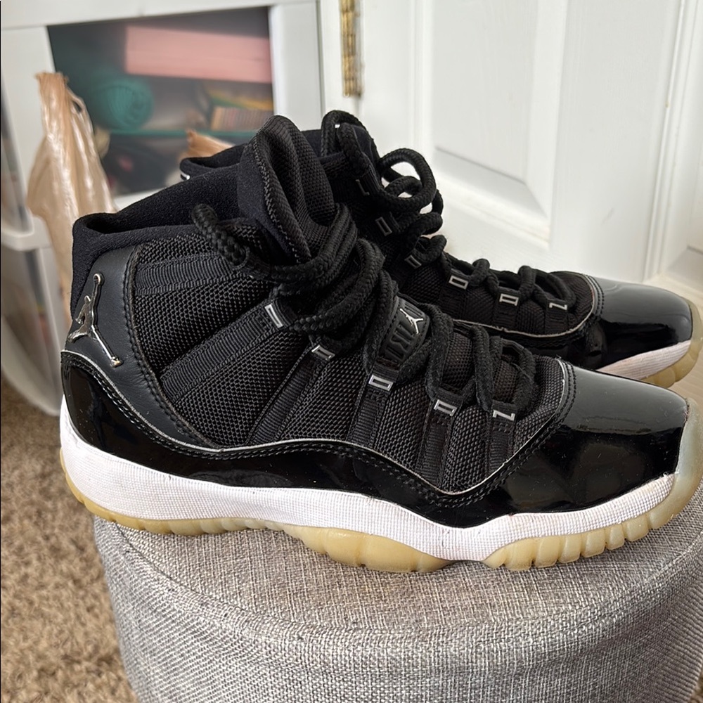 Black and White High-Top Sneakers